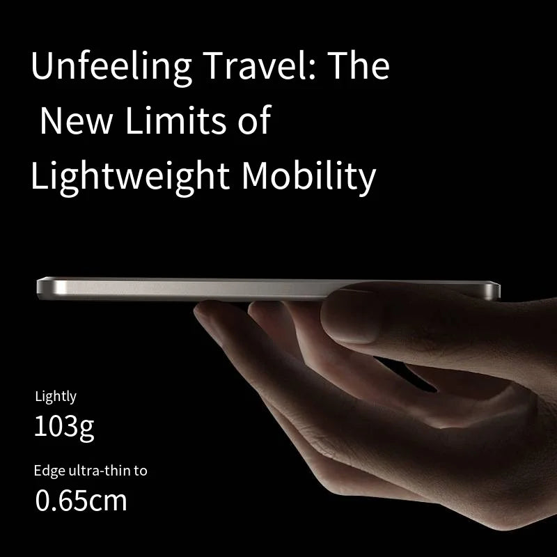 Metal Ultra-Thin Magnetic Power Bank 5000 Mah PD20W Wireless Fast Charging Compact Mobile
