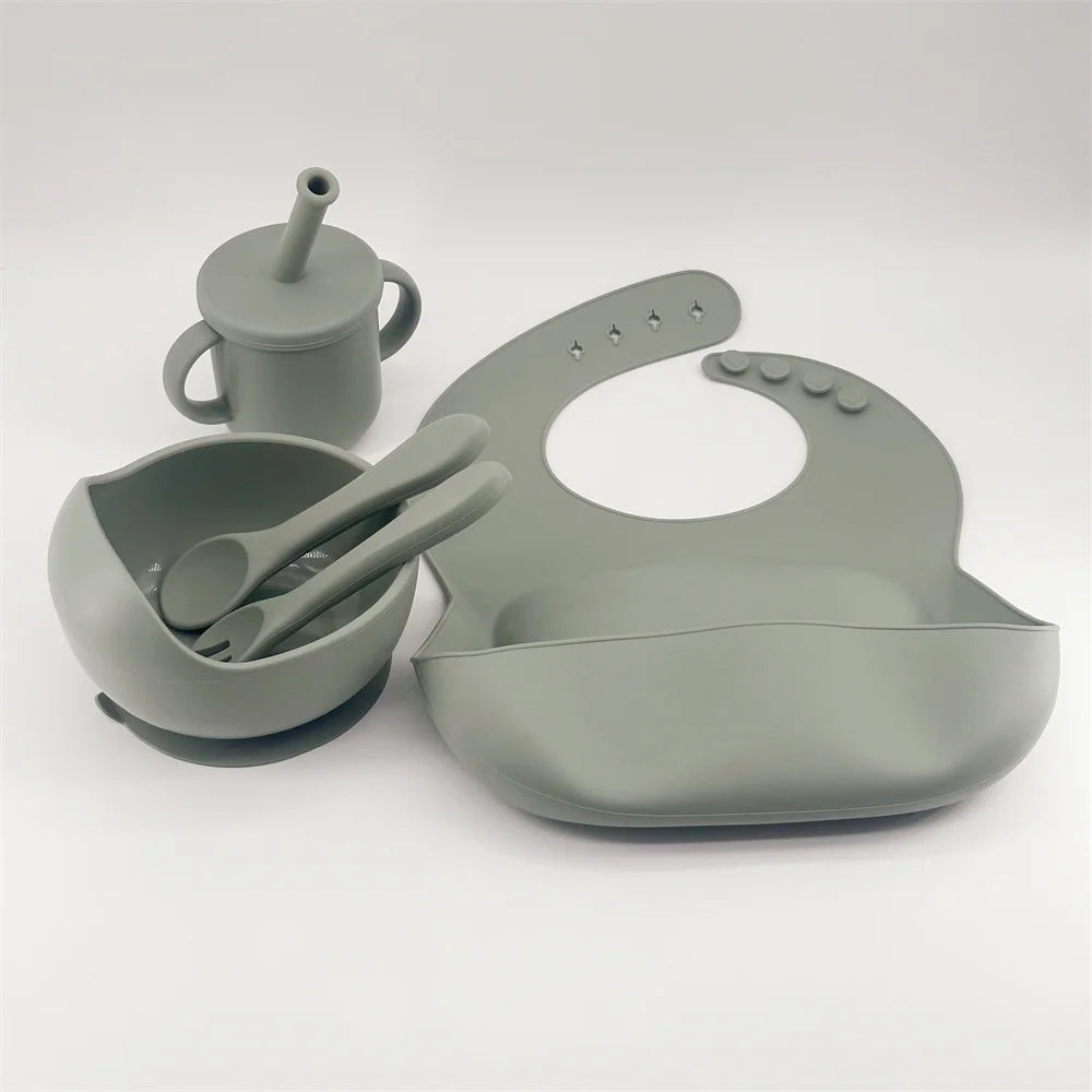 Aierdi CLASSIC Passeggino 3-in-1 Baby Feeding Set Eco-Friendly Multi Colors Food Grade