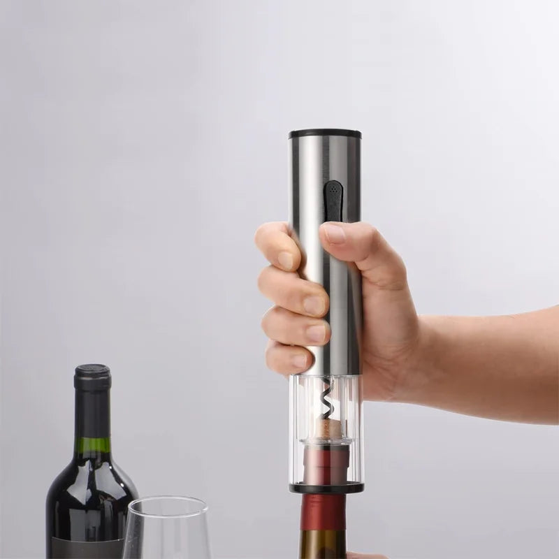 Corkscrew Automatic Wine Bottle Opener with USB Charging Cable Rechargeable Stainless
