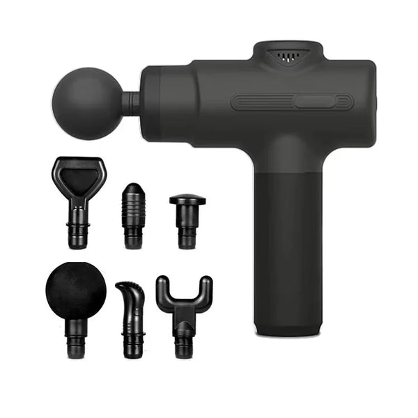 High Frequency Massage Gun Electric Massager Muscle Relaxation With 6 Heads for Body