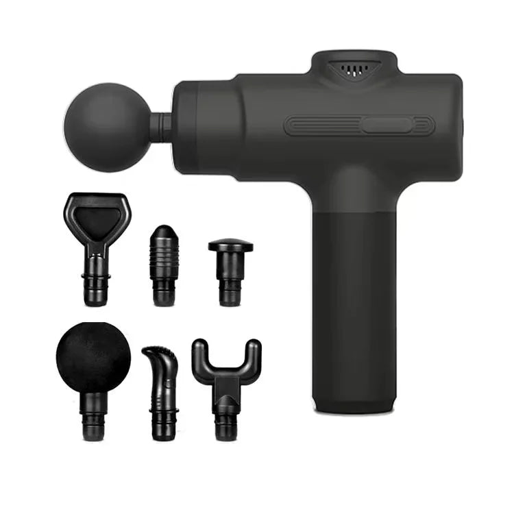High Frequency Massage Gun Electric Massager Muscle Relaxation With 6 Heads for Body