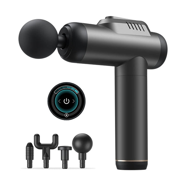 Professional Powerful Massage Gun LCD Touch Control 30 Adjustable Levels Body Neck Back