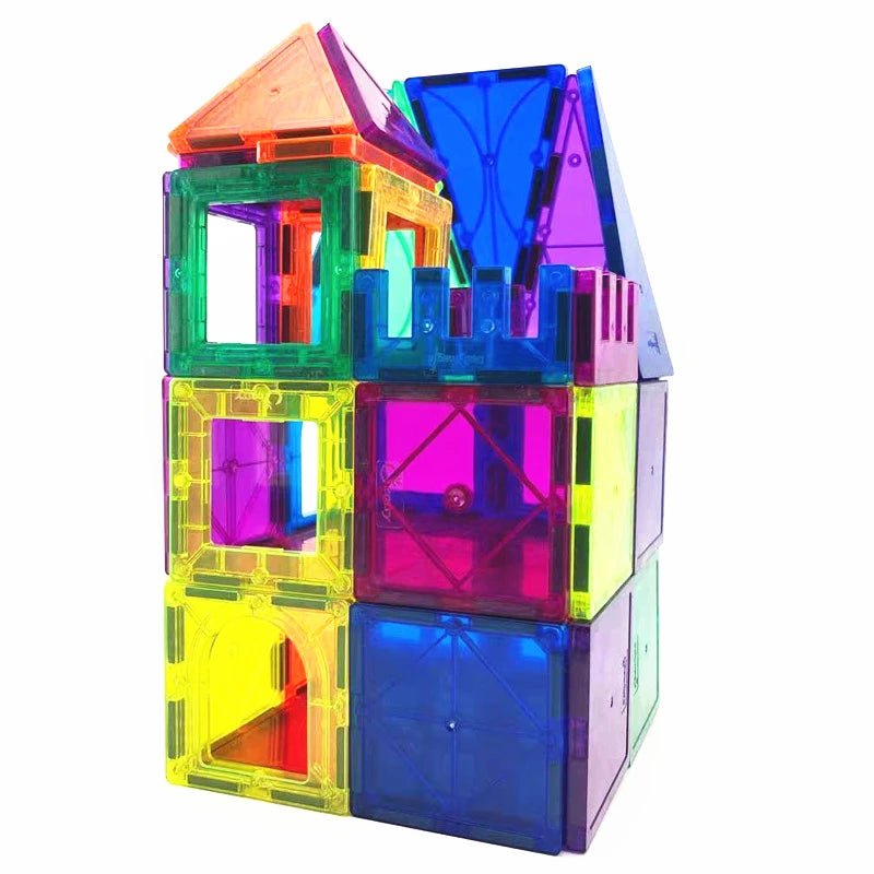 Magnetic Blocks Educational Magnetic Tiles Building Blocks Plastic Construction Toys