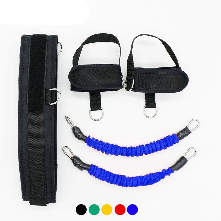 Vertical Jump Trainer Leg Strength Resistance Bands Set for Basketball Volleyball