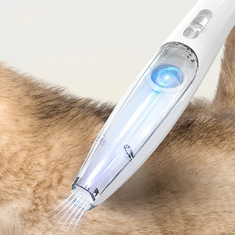 Pet Grooming Vacuum With Clippers Trimmers Dog Cat Hair Remover Tools Kit Electric Dog