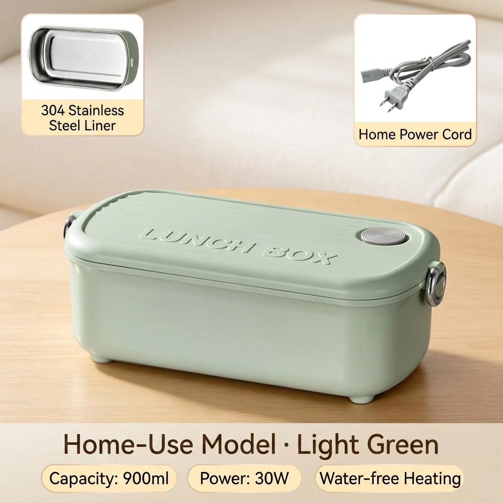 Electric Lunch Box 48W Low Power Back to School Stainless Steel Portable Electric Food