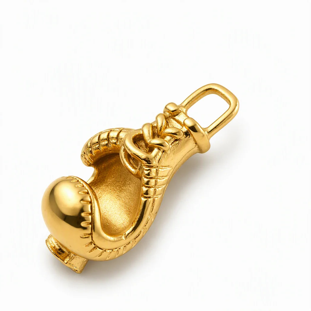 Custom Stainless Steel Pendant Necklace 18K Gold Plated Waterproof Non Tarnish