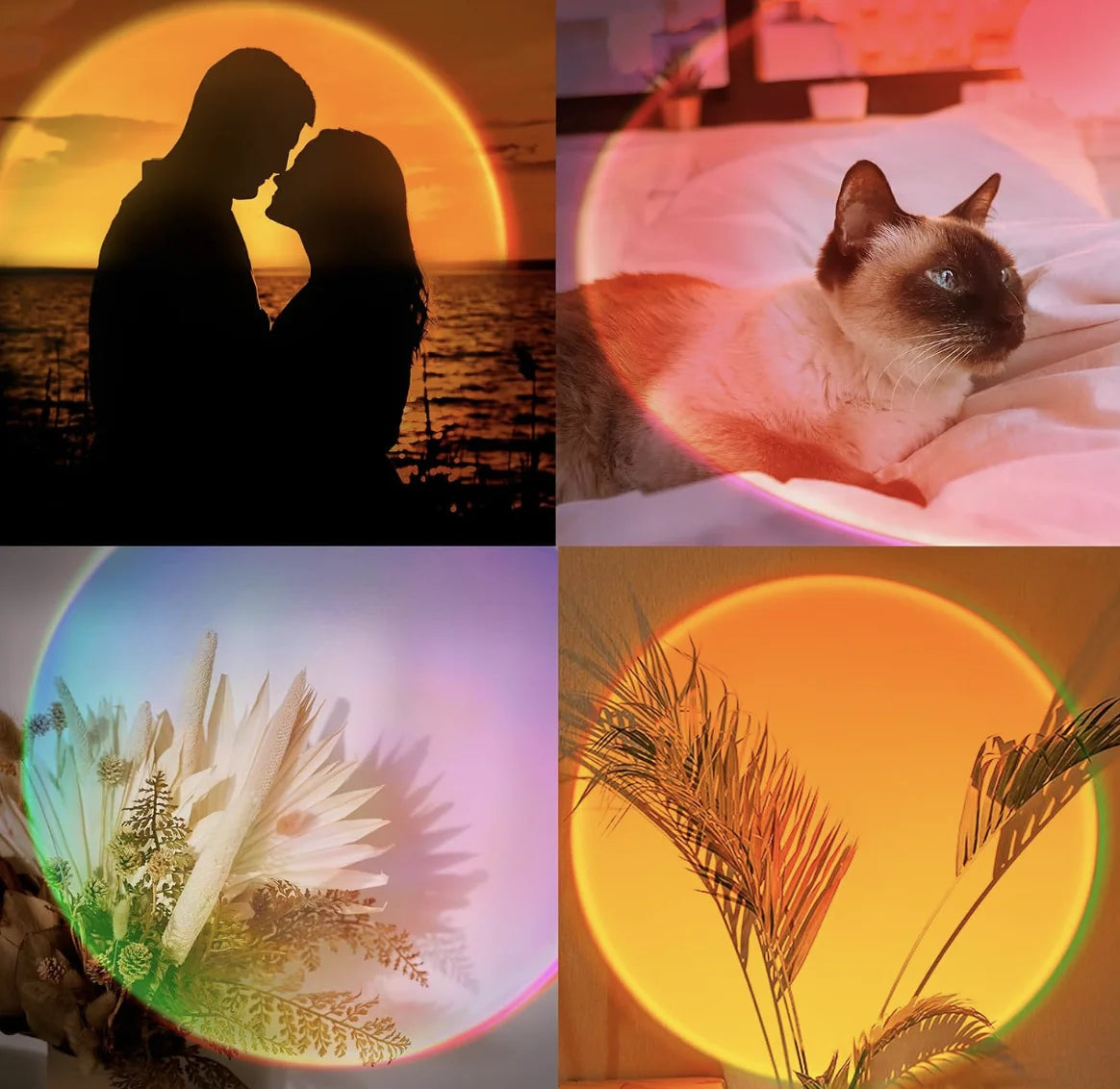 Sunset Lamp Projector Multicolor Changing LED Projection Lamps