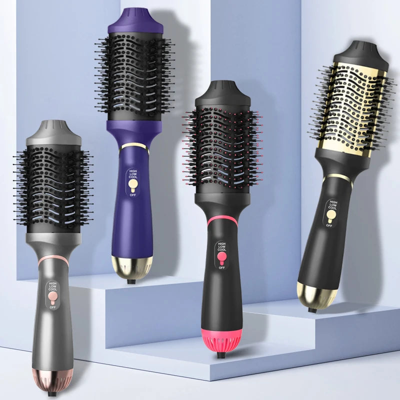 Professional 1000W Hot Ceramic 3 In 1 One Step Blow Hair Dryer Straightener And Styler
