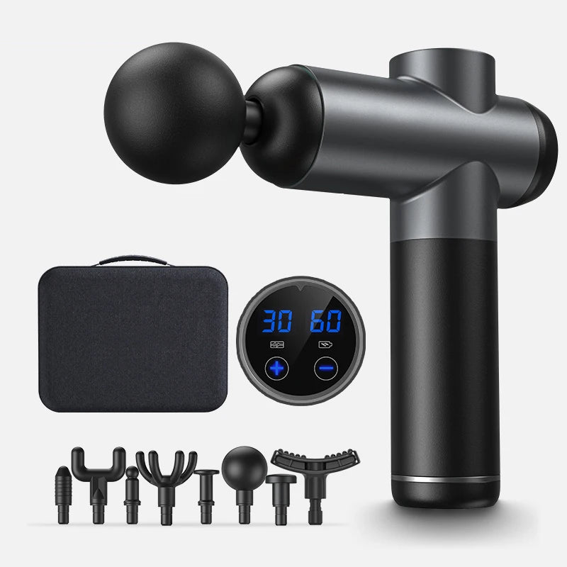Massage Gun with 99 Speed Deep Tissue Muscle Vibration Hot and Cold Massage Head for Body