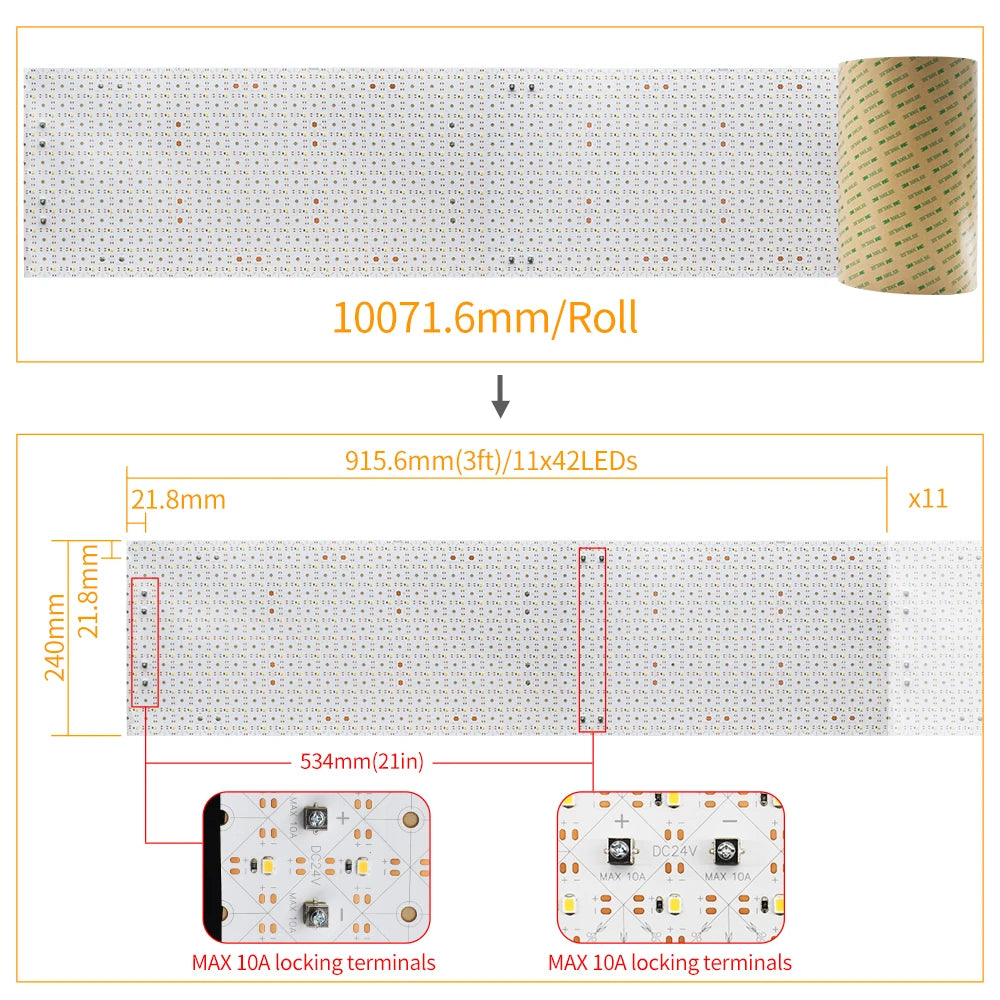 Customized Size Ultra Long 10M Under Countertop Backlit Onyx Stone Backlight Strips