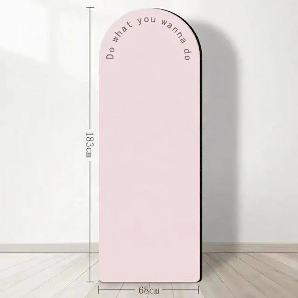 Oval 183*68cm PU Gym Fitness Pilates Eco-Friendly Non-Slip Soft Yoga Mat