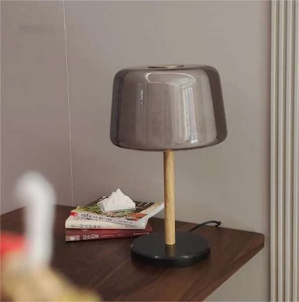 Vintage Table Lamp Cordless Rechargeable LED Bedside Light for Bedroom Hotel Wedding Decor