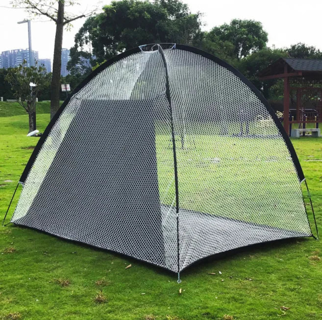 Portable Golf Swing Trainer Hitting Practice Nets Target Backyard Driving Range Training