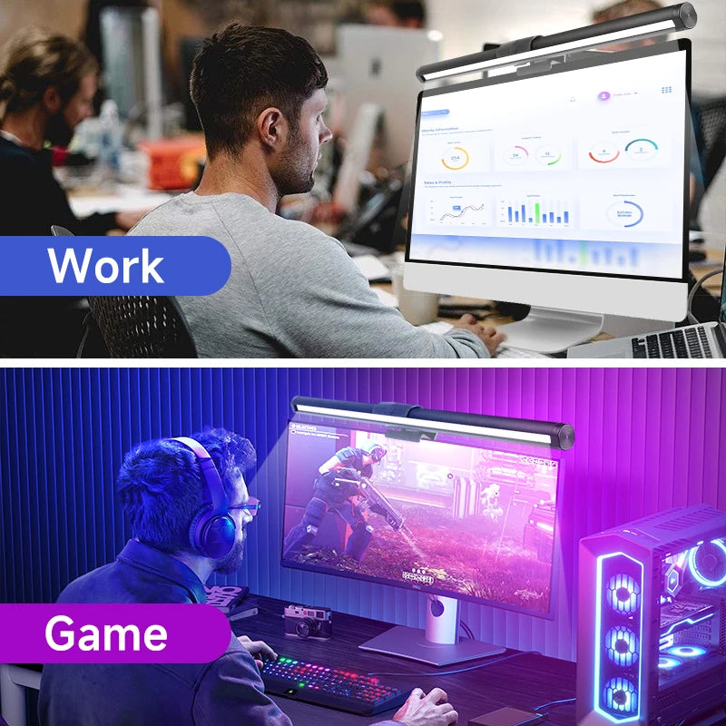 Office Home Smart RGB Eye Protection E-Reading Screen Monitor Desk Led Light Bar