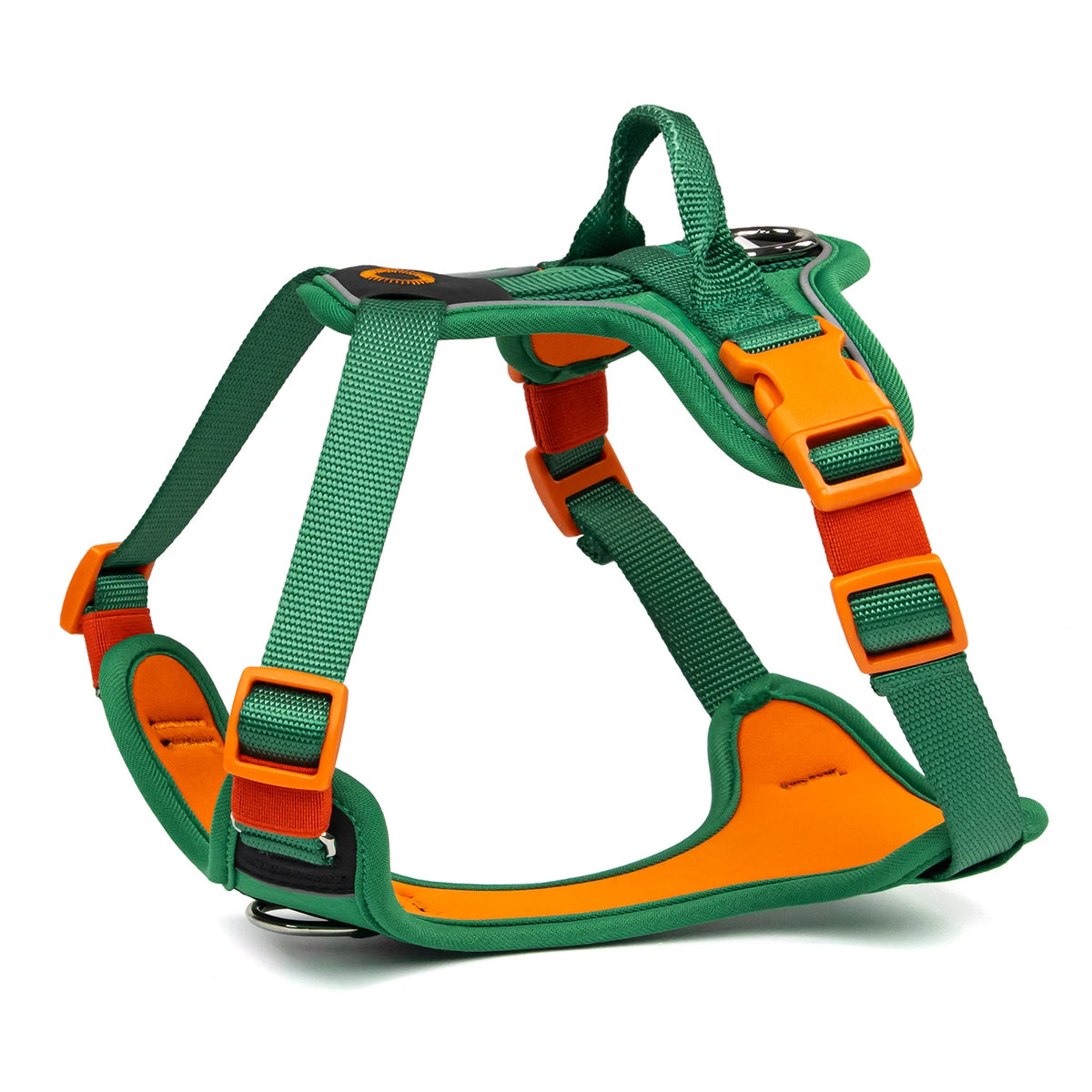 Colorful Breathable Custom Reflective Dog Harness No Pull Adjustable Pet Harness Set
