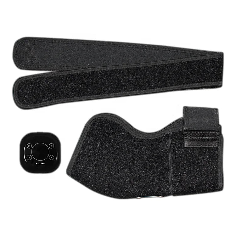 Mini Heated Shiatsu Body Massager with Vibration and Mesh Fabric, Black