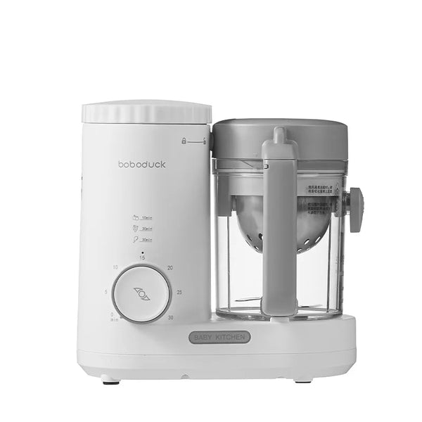 Baby Food Processor Steamer Blender 6 Reusable Pouches Electric US Plug Healthy Homemade