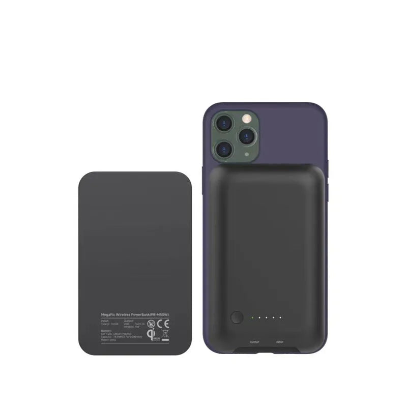 Magnetic Wireless Power Bank 10000mAh GaN Tech Fast Charging for IPhone// Portable High