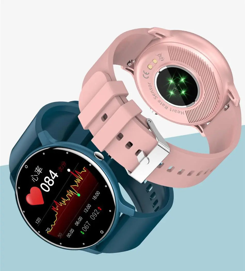 Waterproof Smart Watch with Heart Rate Tracking, Mesh, Steel or Silicone Band