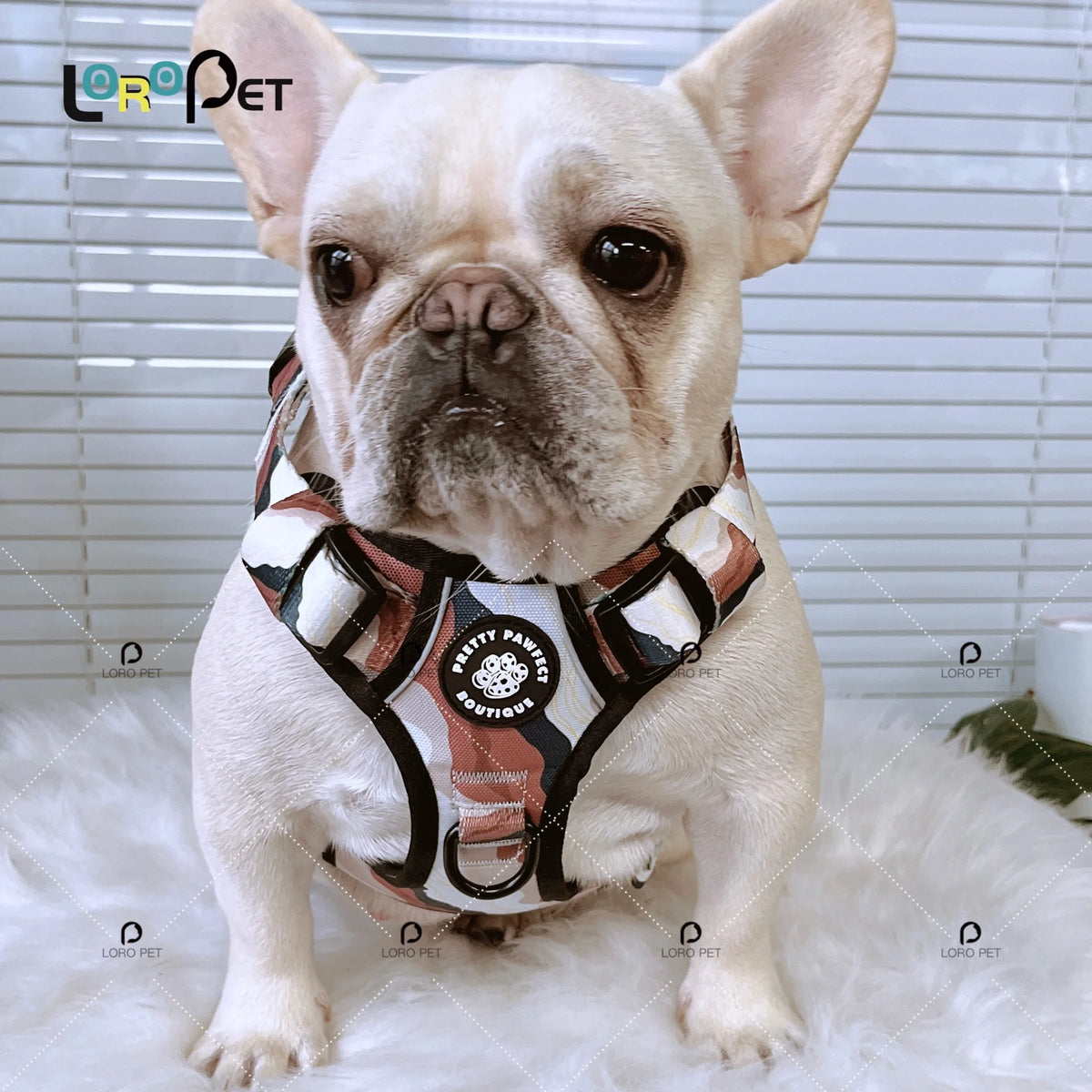 Reflective Oxford Nylon Dog Harness with Handle in Solid Colors
