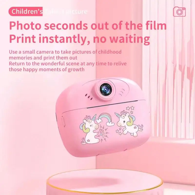 Children'S Camera with Printing Can Shoot Children'S Gift Mini Toy Camera Photos Video