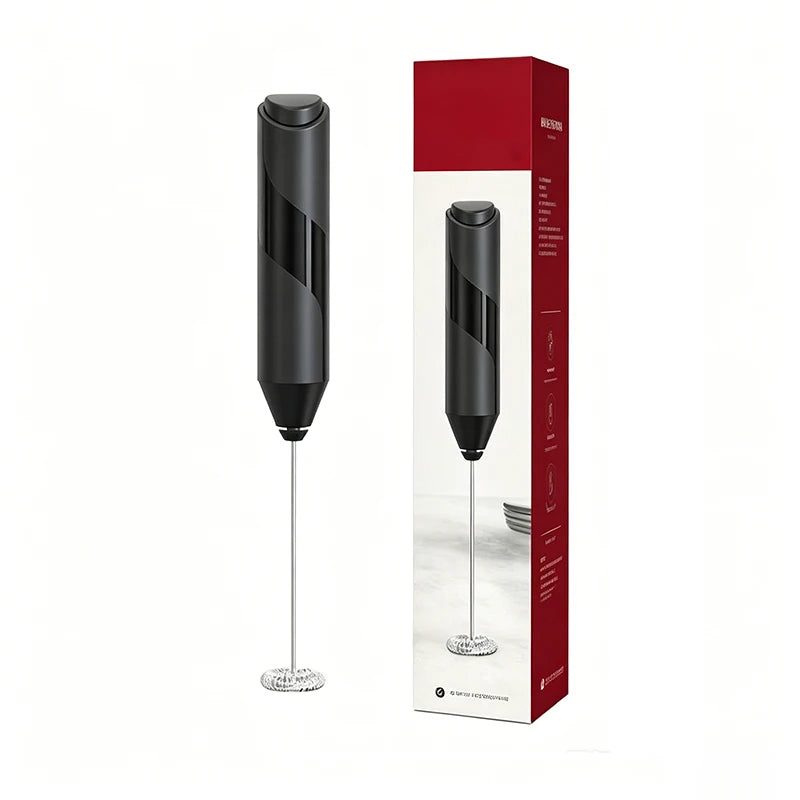 Compact Handheld Electric Milk Frother Easy Clean Portable Professional Coffee Foam Mixer