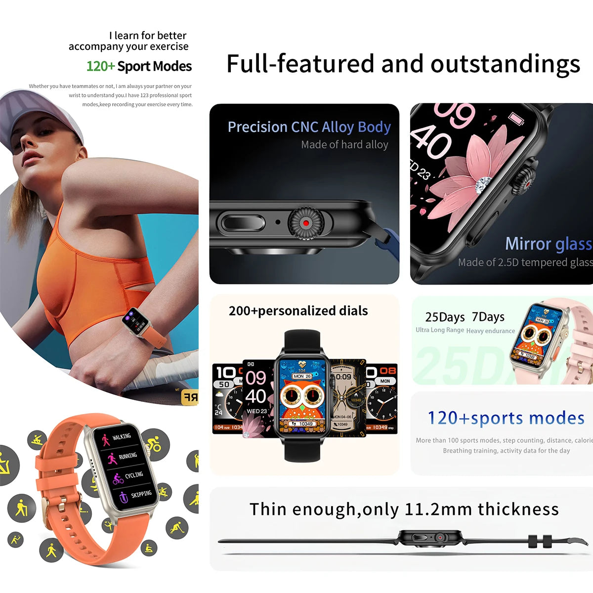 New Smartwatch Fashion 1.57inch Bt Call Blood Oxygen Reloj Inteligente Android Smart