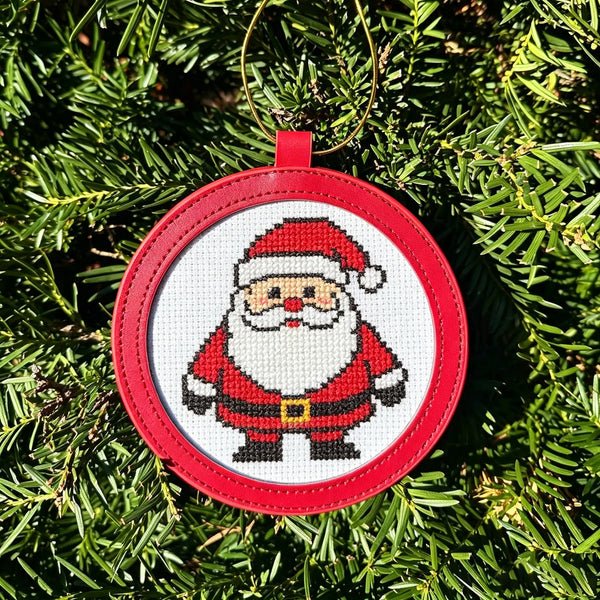DIY Project Personalized Christmas Gift Craft Handmade Cross Stitch Ornament Needlepoint
