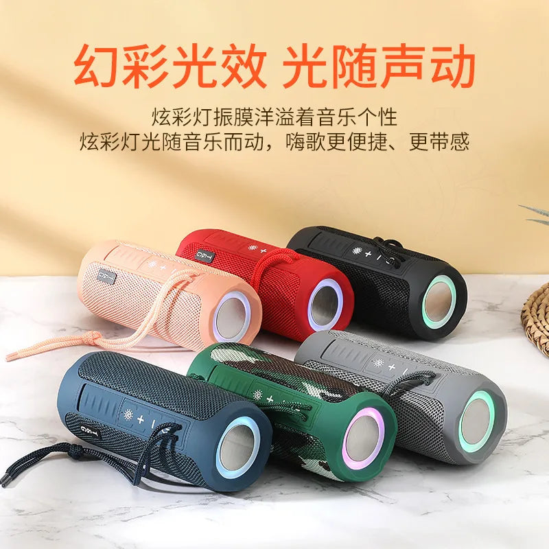 Waterproof Bluetooth 5.1 Wireless Speaker TG227 Portable Subwoofer USB Card Slot Outdoor