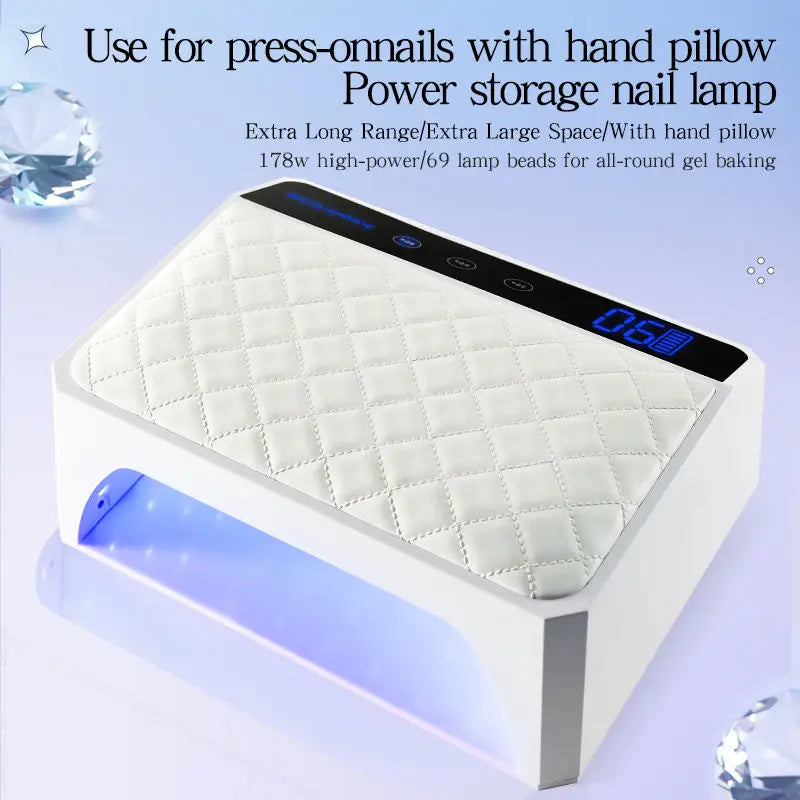 178W UV LED Nail Lamp Two Hands Large UV Light Professional Gel Nail Polish Fast Drying