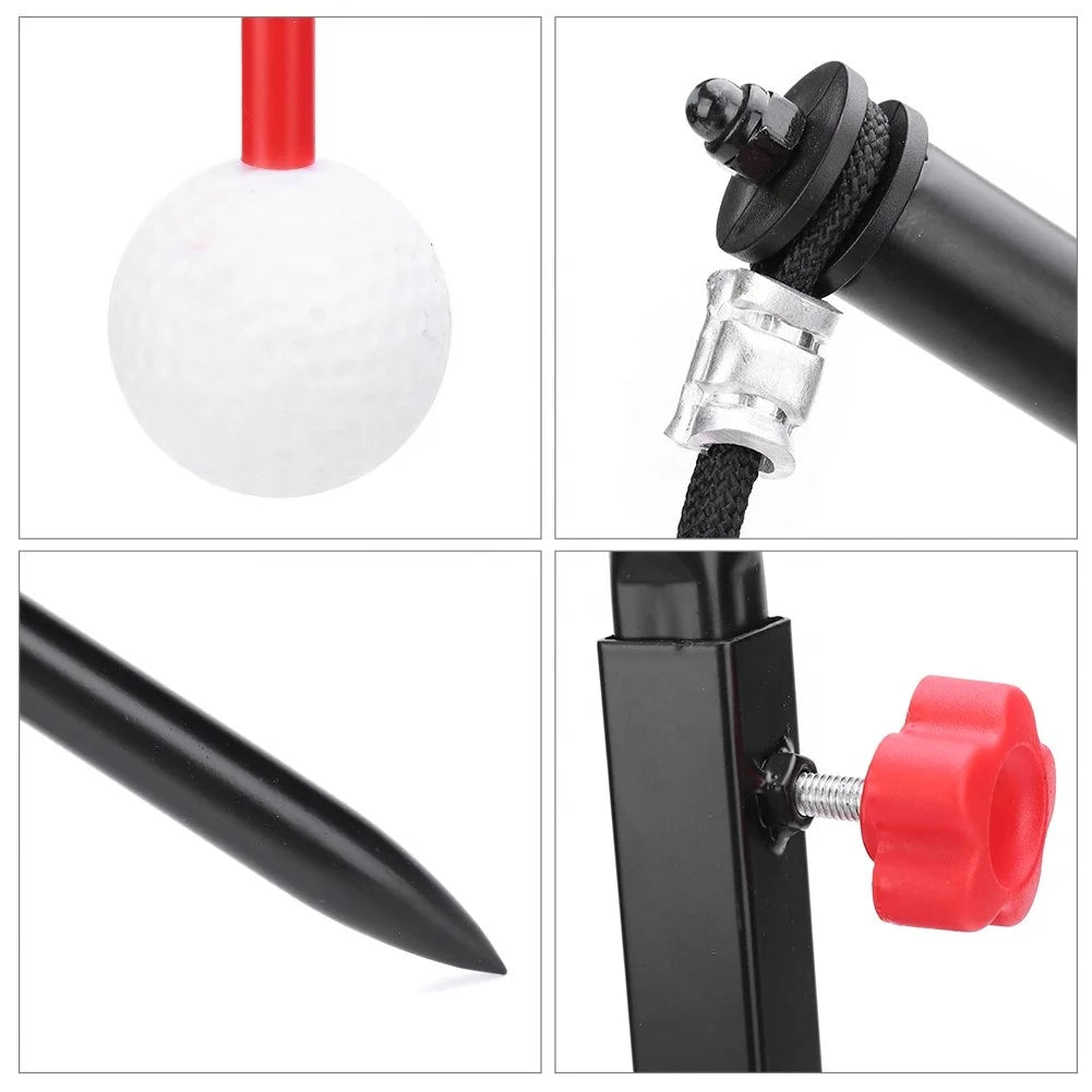 Portable Golf Training Aid Indoor Outdoor Sports Swing Trainer Adjustable Golf Swing