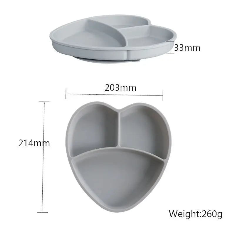 Customizable BPA-Free Silicone Baby Feeding Set Children'S Tableware for Toddler Dining