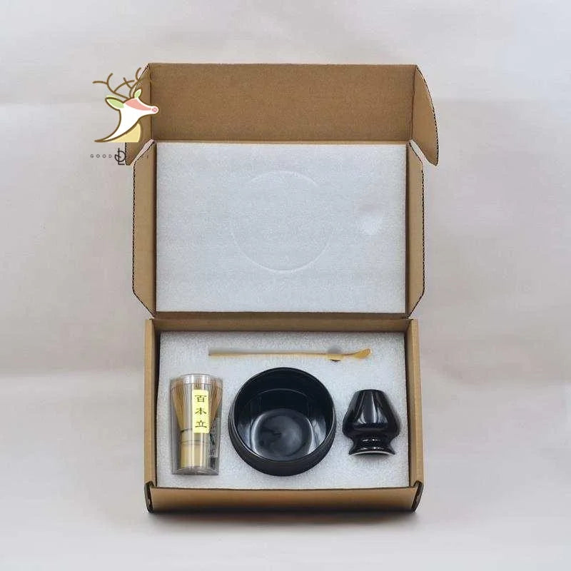 Popular Selling Japanese Bamboo Tea Whisk Chasen Set for Matcha Green Tea Premium Coffee
