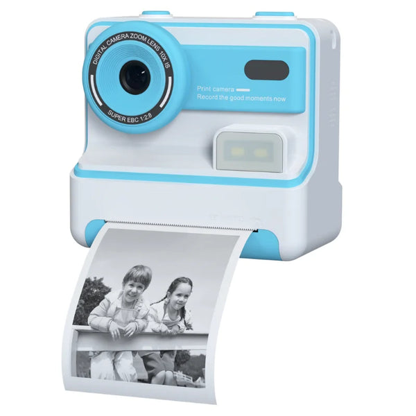 Instant Print Camera for Kids, 3-12 Year Old Girls Boys Gifts, 1080P Video Children