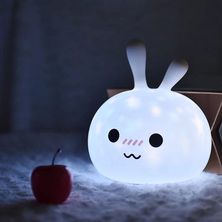 Rechargeable Silicone Night Light Star Projector Night Light for Kids Room