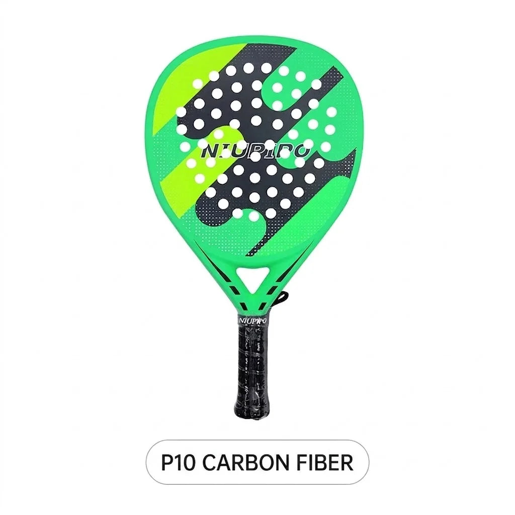 Fiberglass Paddle Set, Carbon Fiber Pickleball Beach Paddle