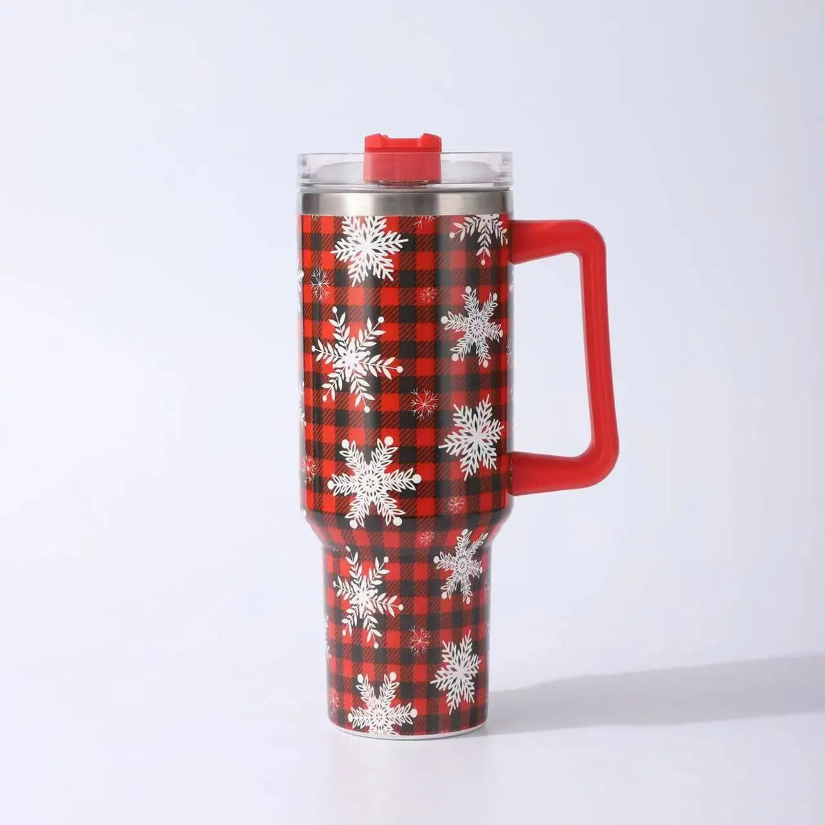 Christmas Gift 40Oz Insulated Stainless Steel Travel Tumbler with Handle And For Straw
