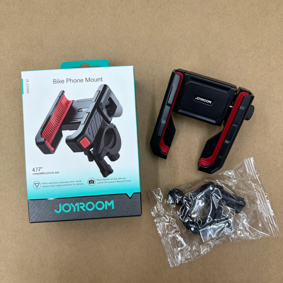 Bike Phone Holder 360 View Road Bike 4.7-7 Inch Portable Adjustable One-Click Locking