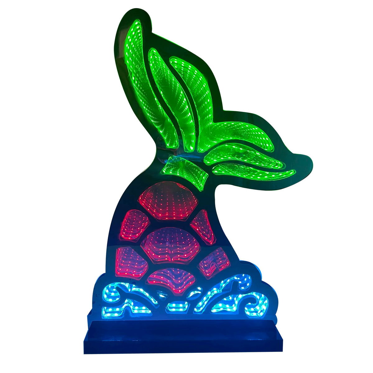 Personalized Indoor Home Window Decorations Butterfly LED 3D Infinity Mirror Halloween