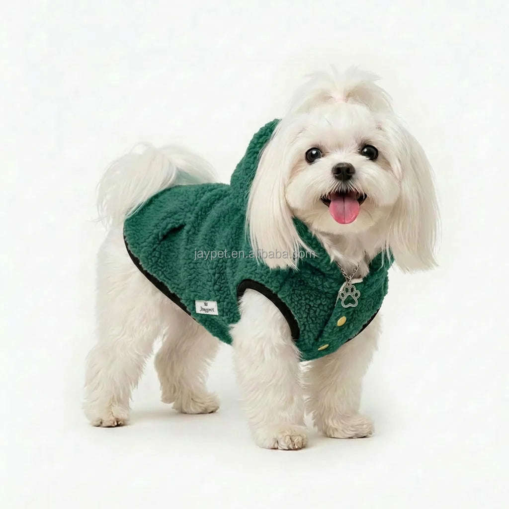 Cotton Dog Vest for Autumn and Winter, Cozy Pet Outfit