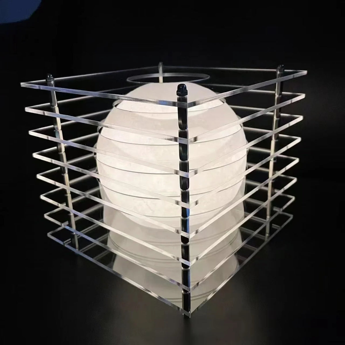 3D Moon LED Night Light Modern Metal Rechargeable AC Powered Atmosphere Lamp for Bedroom