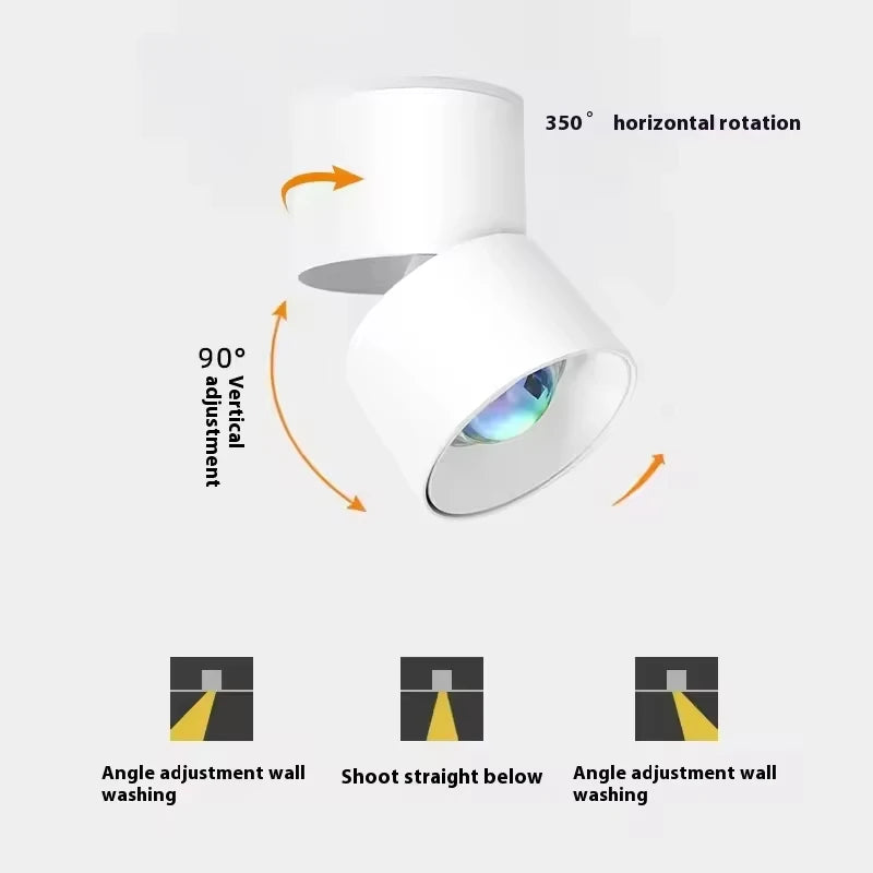 Indoor Bedroom Adjustable 180 Degree Color Projection LED Tube Light Sunset Projection