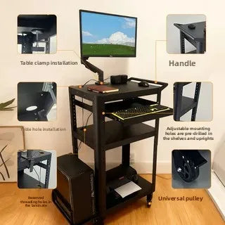 Brand Cold-Rolled Steel Adjustable White Laptop Stand for Home Office Use