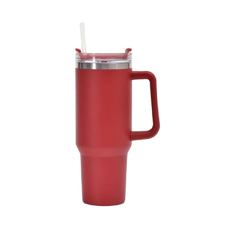 40Oz Stainless Steel Tumbler with Handle Insulated Tumbler Stainless Steel Cup Custom Cups