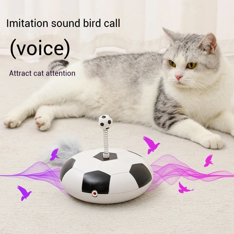 FishPrincess Electric Interactive Automatic Soccer Ball Teaser Toy for Indoor