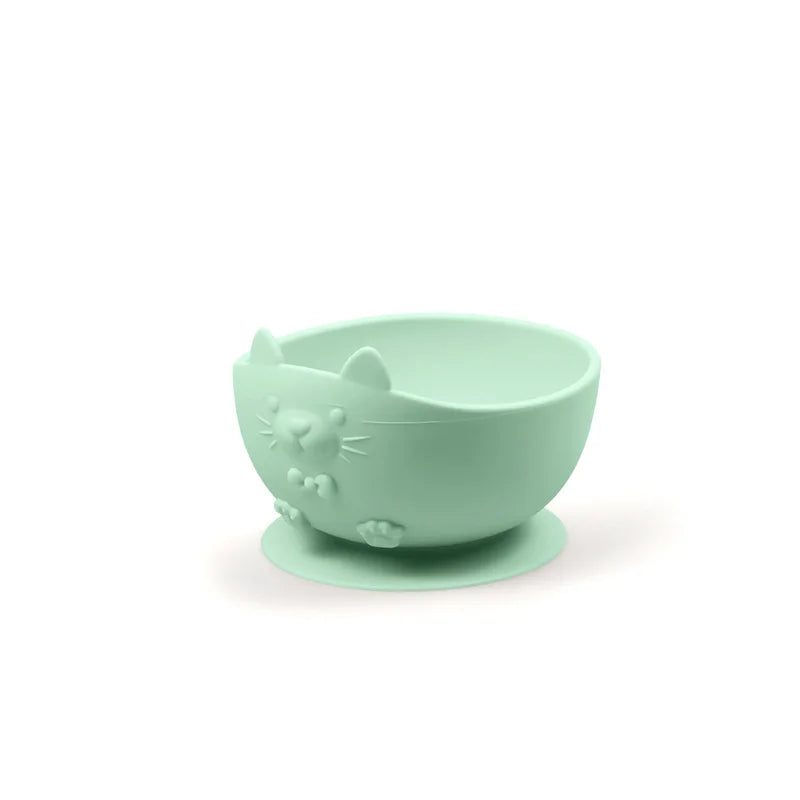 Food Grade Silicone Baby Feeding Set With Cup Bowl Plate Bib Spoon and Fork Easy Clean