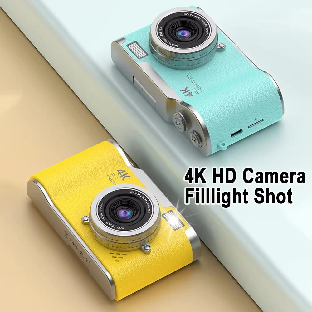 Mini Digital Video Camera with Flip Screen Kids Professional Home Security & Photography