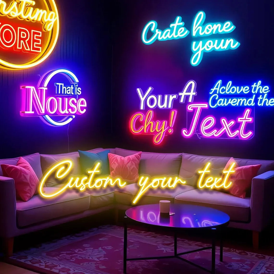 Free Design Custom Led Neon Light Neon Sign Custom Led Neon Light Sign for Bedroom