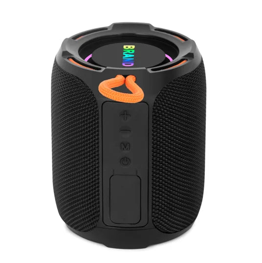 IPX4 Waterproof Portable BT Speaker 5W with RGB Light Built-in Mic Outdoor Camping